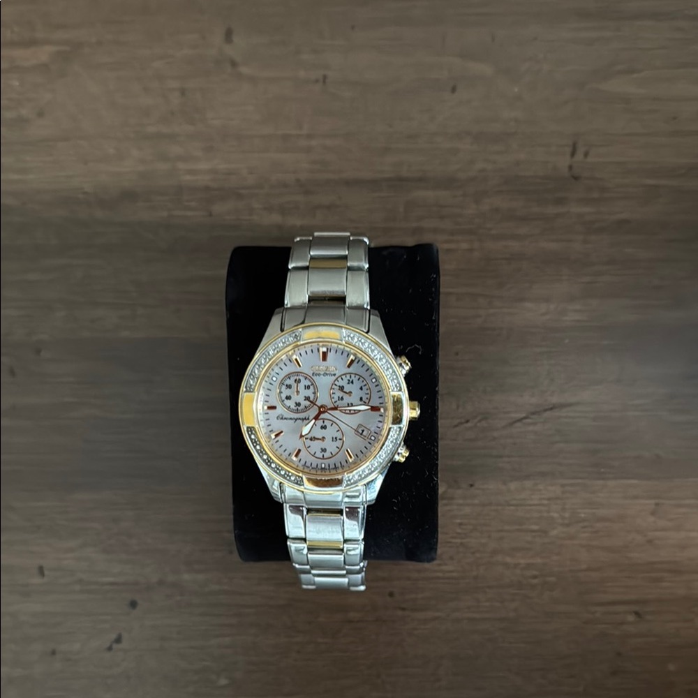 Citizen Silver and Gold Chronograph Watch
